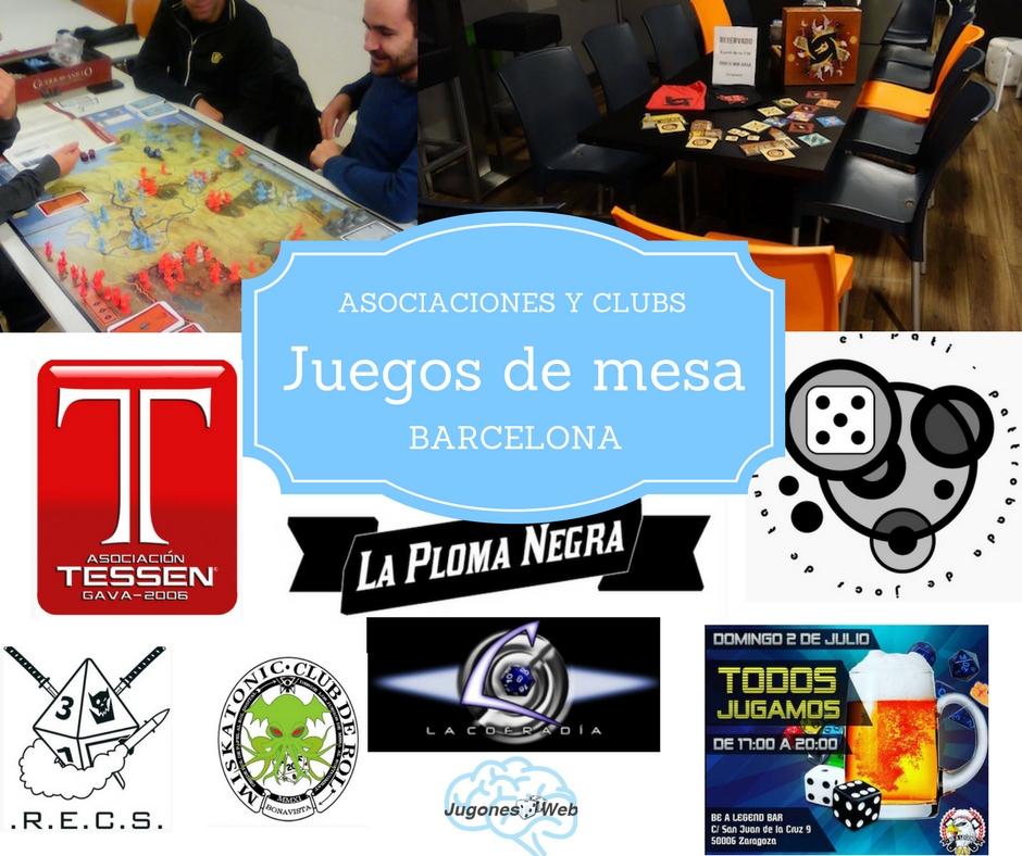 Asociaciones y clubs juegos de mesa Barcelona